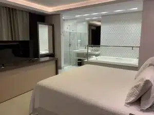 Banheira com hidromassagem Suíte Grand Luxo - Grand Carimã Resort